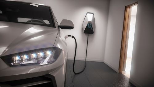 Electric vehicle charging at home with solar energy