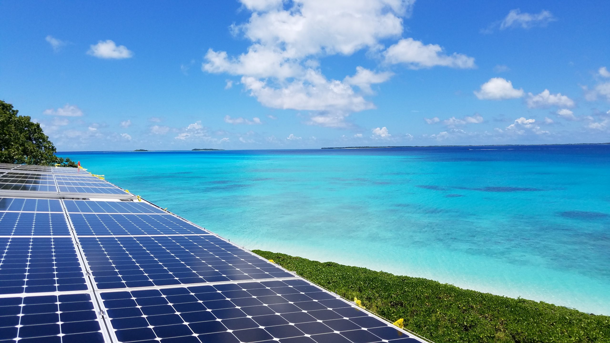 Solar Panels at beach